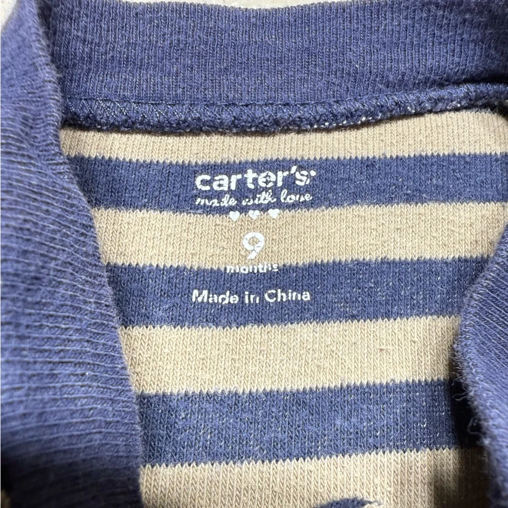 Carter’s | Baby Boy Snap up Footie Pajamas | 9M